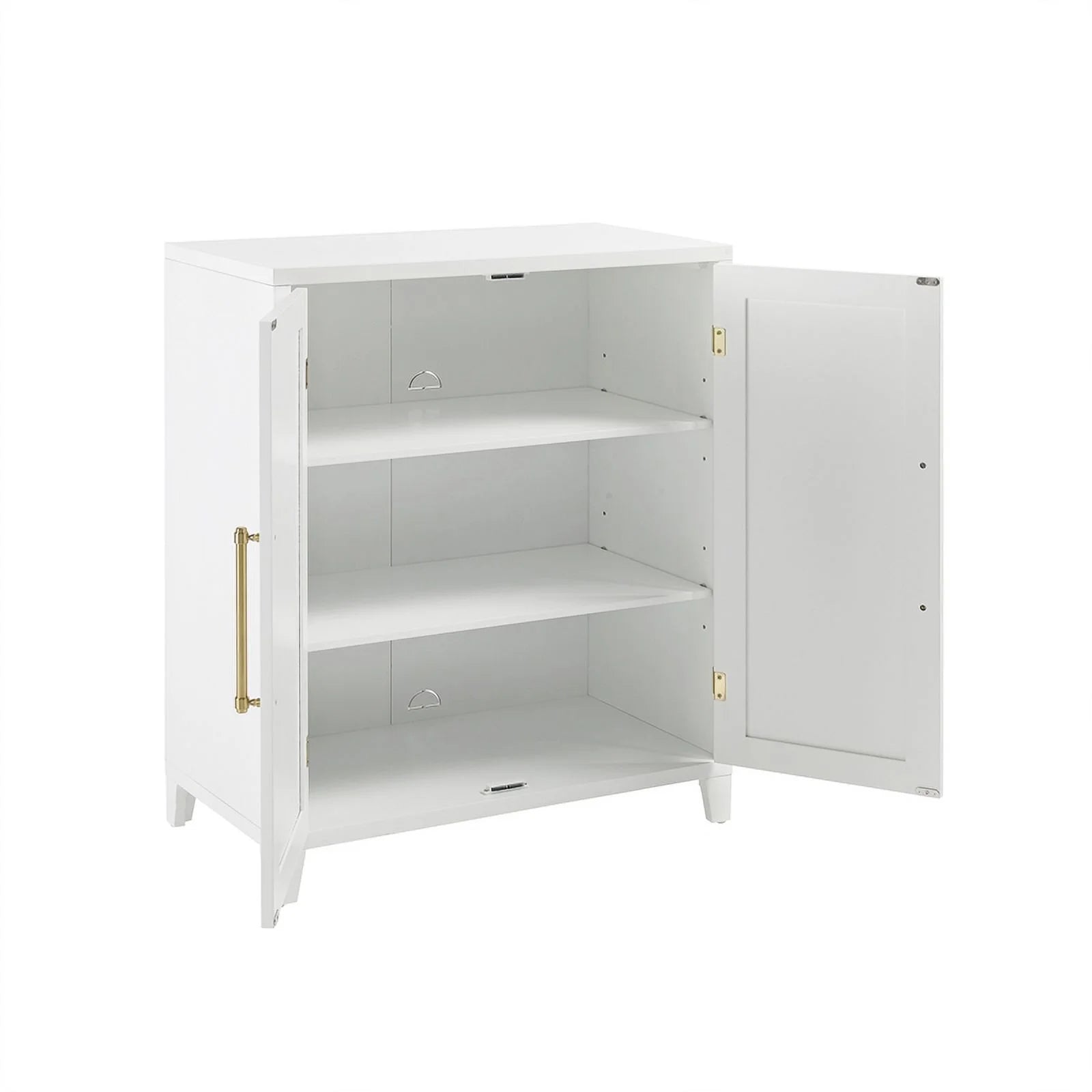 Stackable Wood Kitchen Pantry Storage Cabinet in White I978