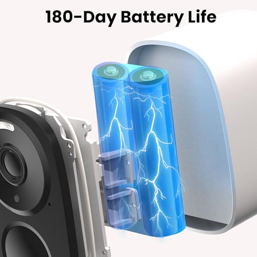 2K Wireless Outdoor Security Camera, Battery Powered, AI Motion Detection N98013