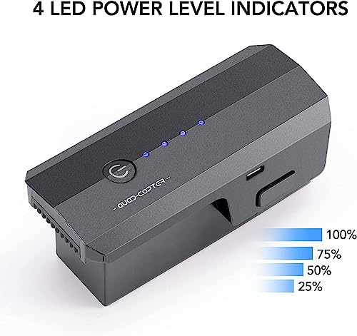 Drone Battery 11.1V 2500mAh with USB Cable for F11 Series Quadcopter X5388
