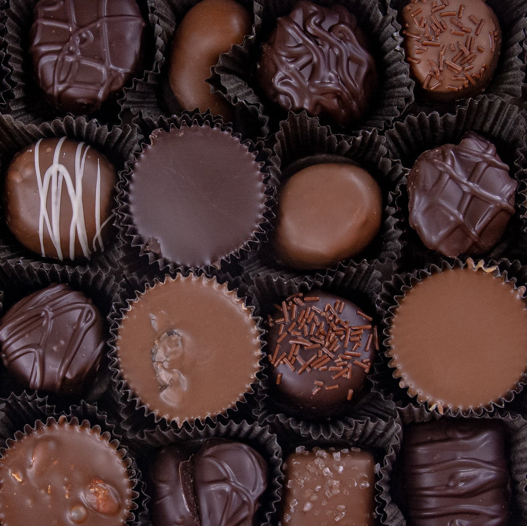 Deluxe Milk & Dark Chocolate Assortment, 1 lb. F837116