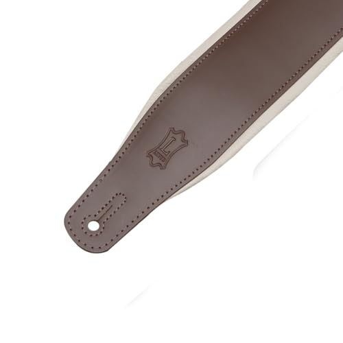 3" Wide Leather Guitar Strap with Foam Padding, Black L93354