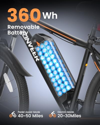 Electric Bike for Adults, 26" 500W Brushless Motor, 20 MPH, 40 Miles Range P39244