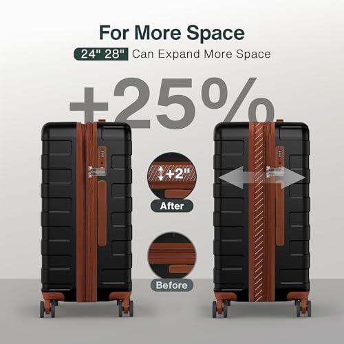 Luggage Set 3 Piece Hardside Expandable Lightweight with TSA Lock Spinner Wheels H69941