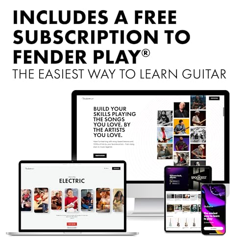 Electric Guitar for Beginners, Black Matte Finish C923