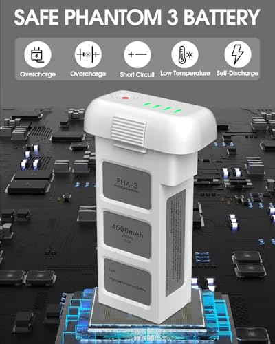 4500mAh 15.2V Intelligent Flight Battery for Phantom 3 Pro, Standard, Advanced, SE Drone X2194