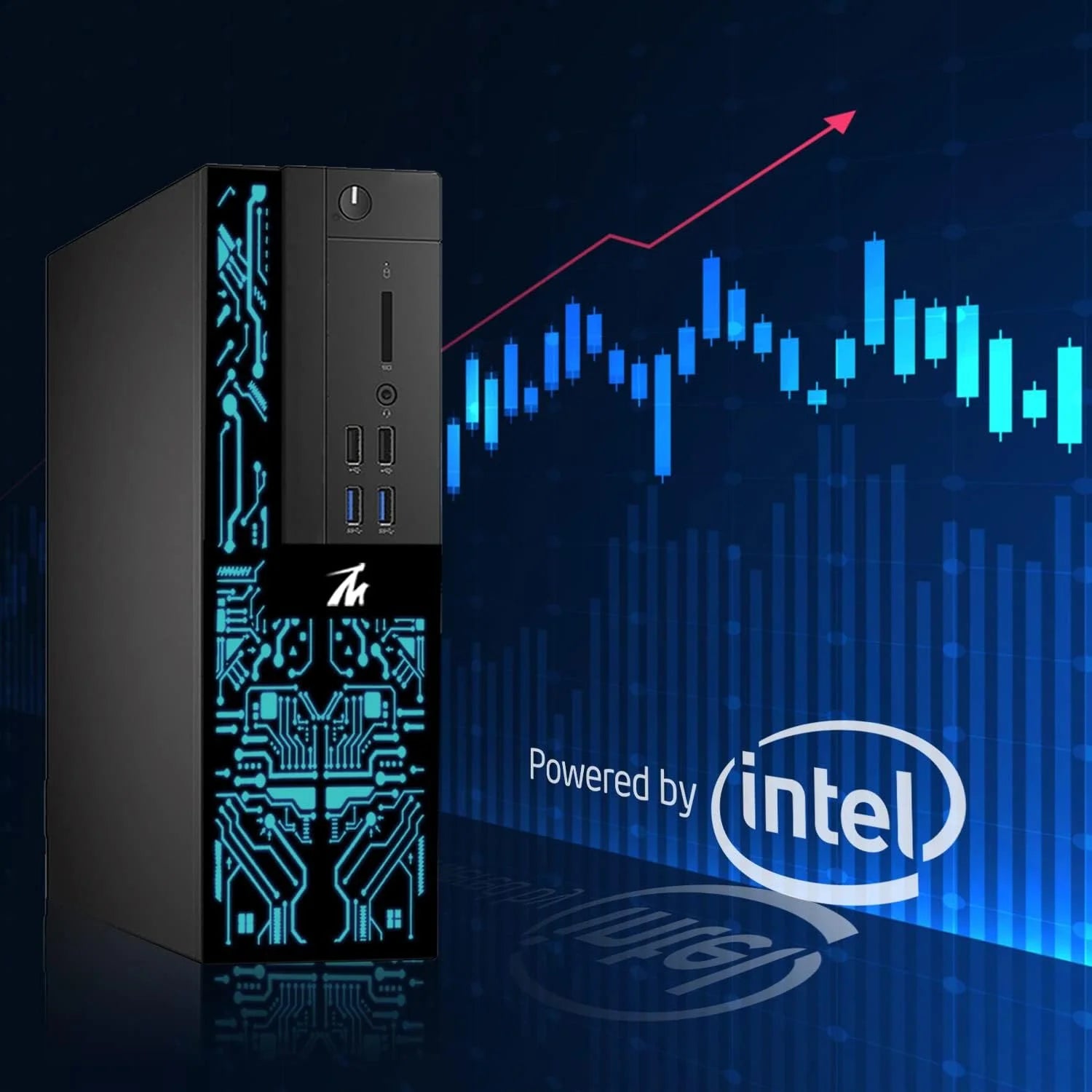 Refurbished Desktop PC Intel Core i5, 16GB RAM, 120GB SSD, 2TB HDD, 27" LED Monitor, Win 10 Pro G6057