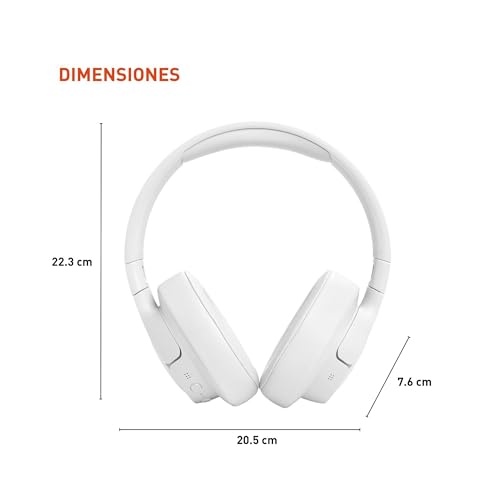 Wireless Over-Ear Headphones with Active Noise Cancelling, Bluetooth 5.3, 70H Battery Life, Foldable Design V24509