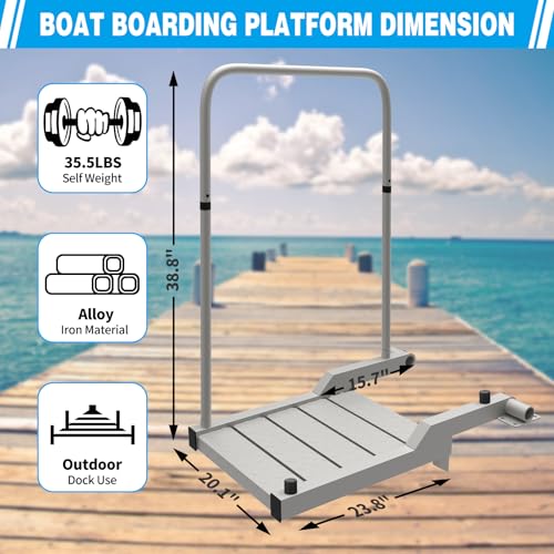 Boat Boarding Platform and Dock Extension Step Up & Down Fixed P430
