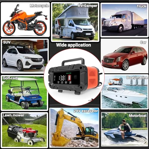 12V 24V 20A LiFePO4 Lead Acid Battery Charger & Maintainer S293020