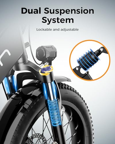 Folding Electric Bike for Adults, 1200W Peak Motor, 28MPH Max Speed, 48V 10AH Removable Battery, 20" Fat Tire M840673