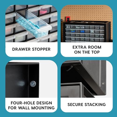 44-Drawer Small Parts Storage Cabinet for Hardware and Craft Supplies I267