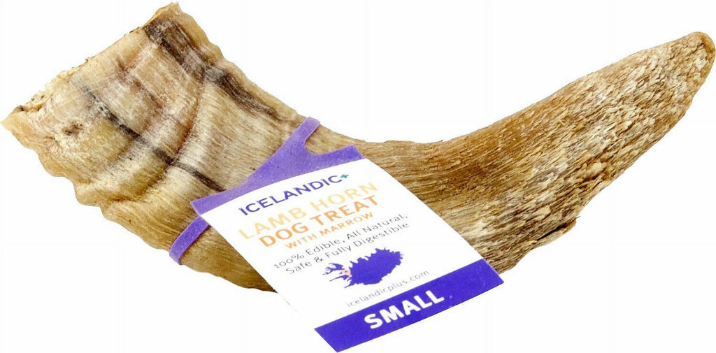Lamb Horn Dog Chew, Assorted Sizes B91330