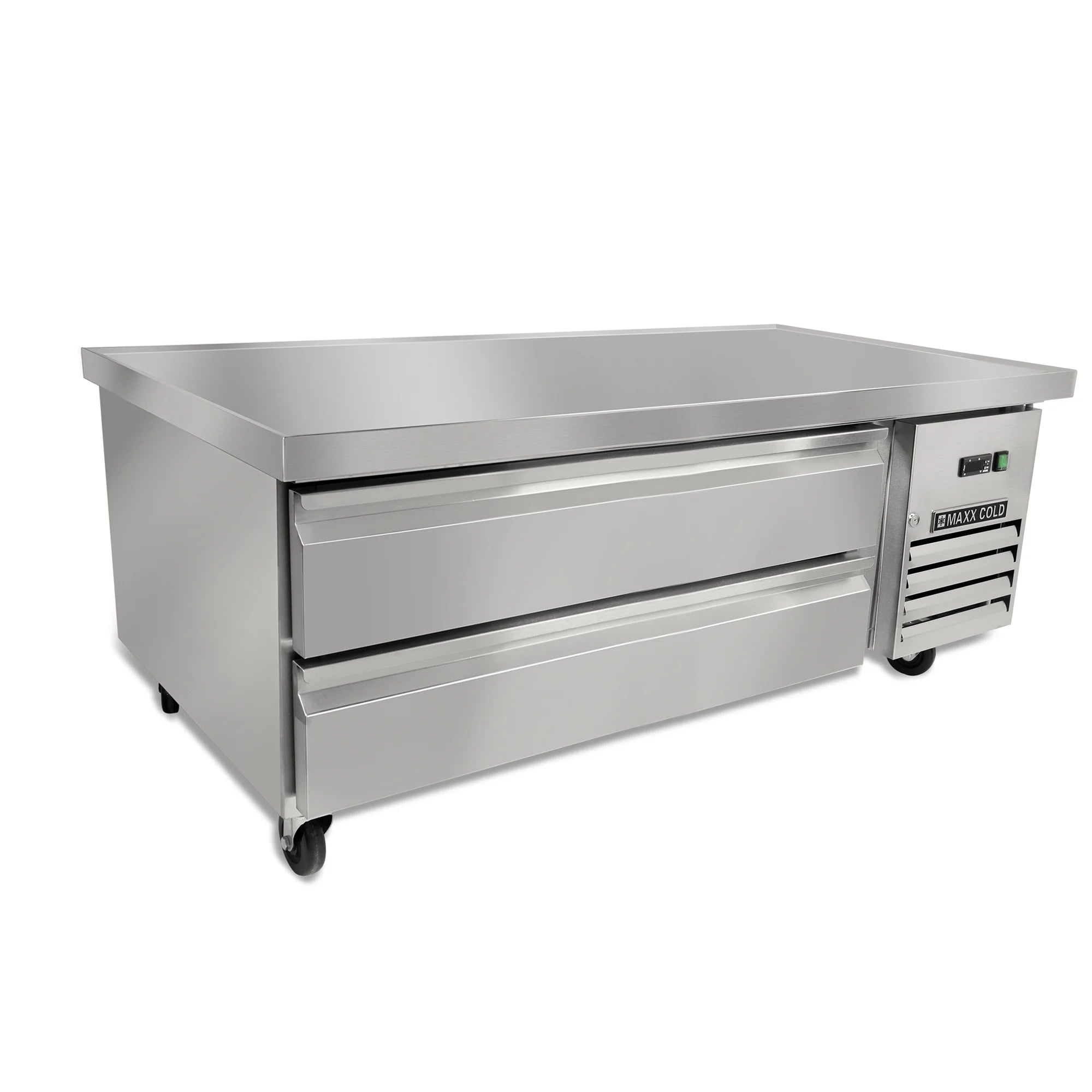 Two-Drawer Refrigerated Chef Base, 62"W, Stainless Steel W905