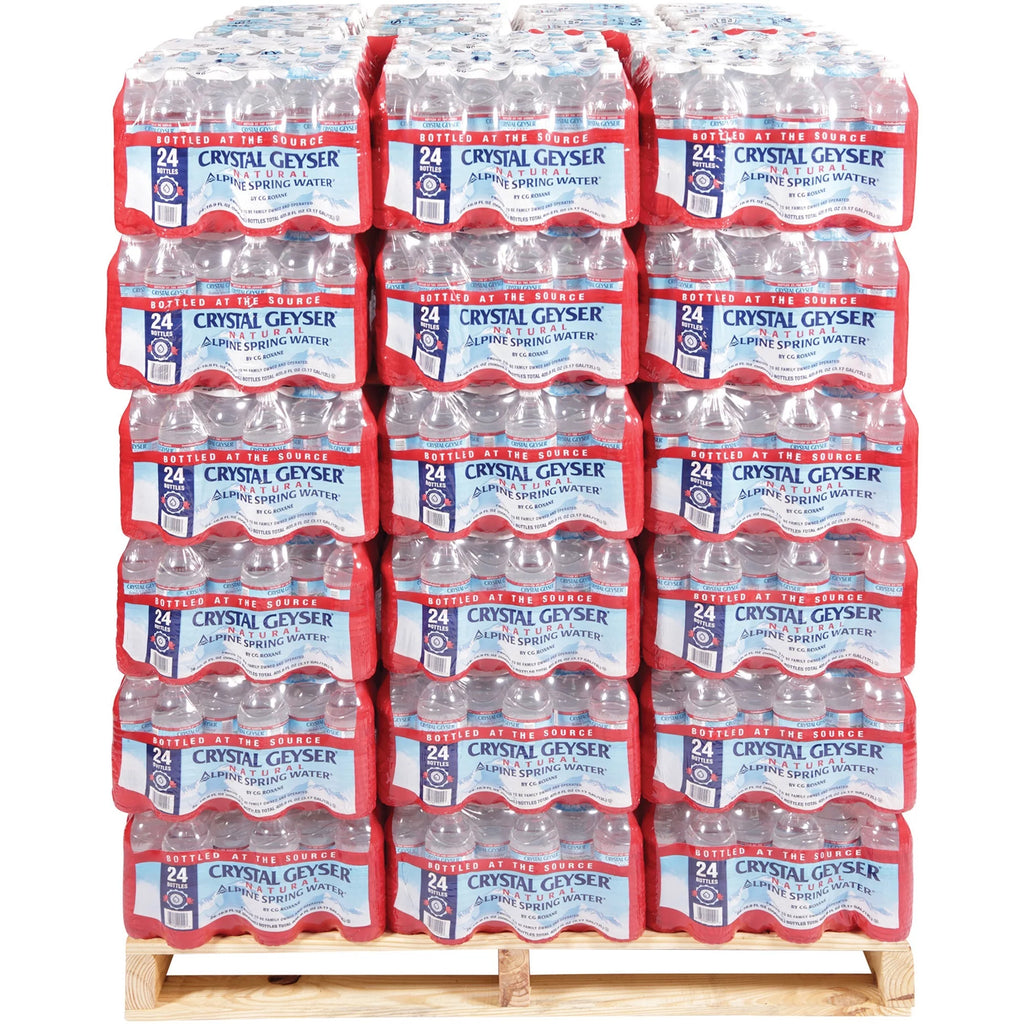 Natural Alpine Spring Water, 16.9 oz Bottle, 24 Pack X458