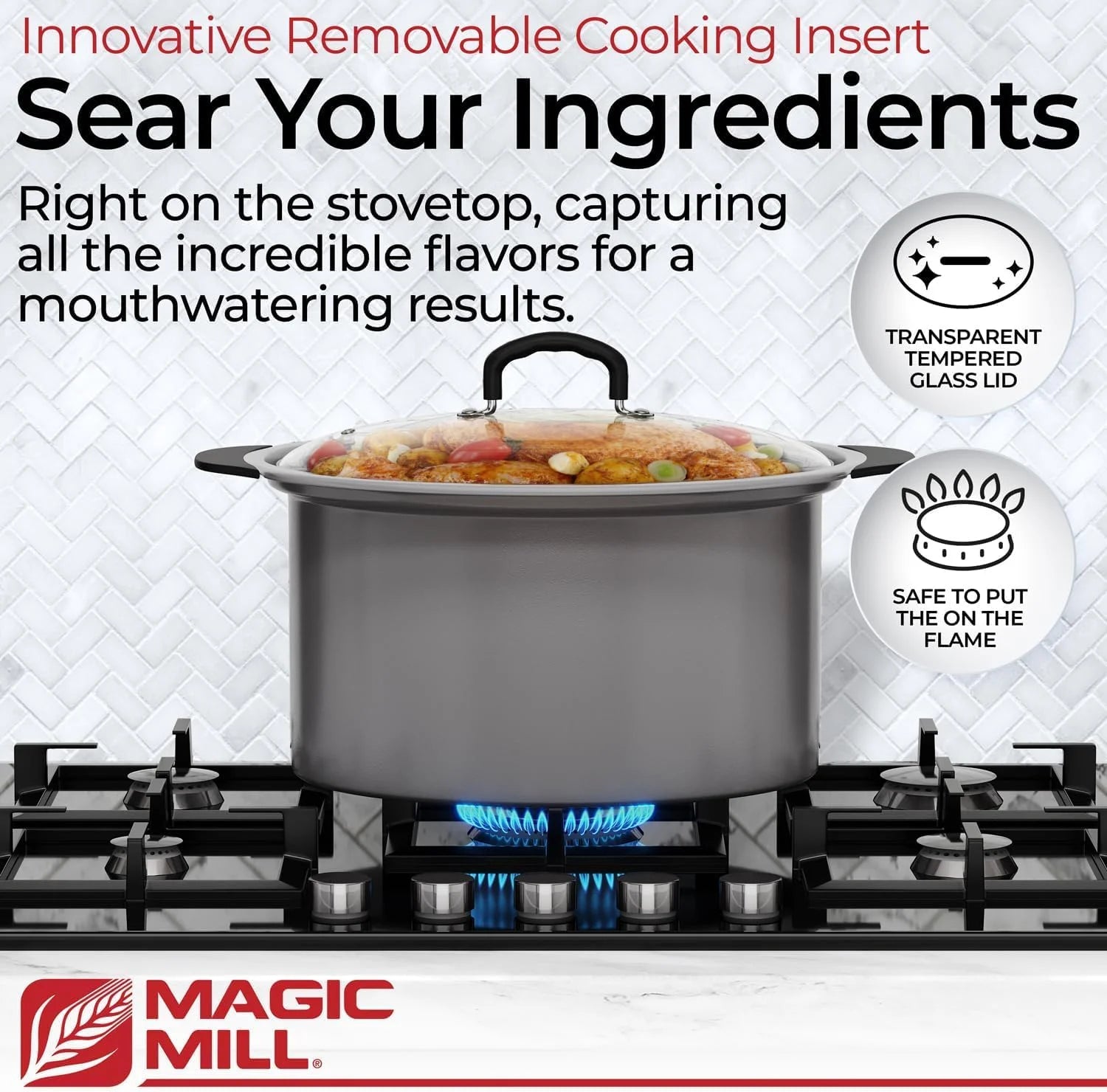 Slow Cooker 10 Quart with Non-Stick Pot and Glass Lid N534012