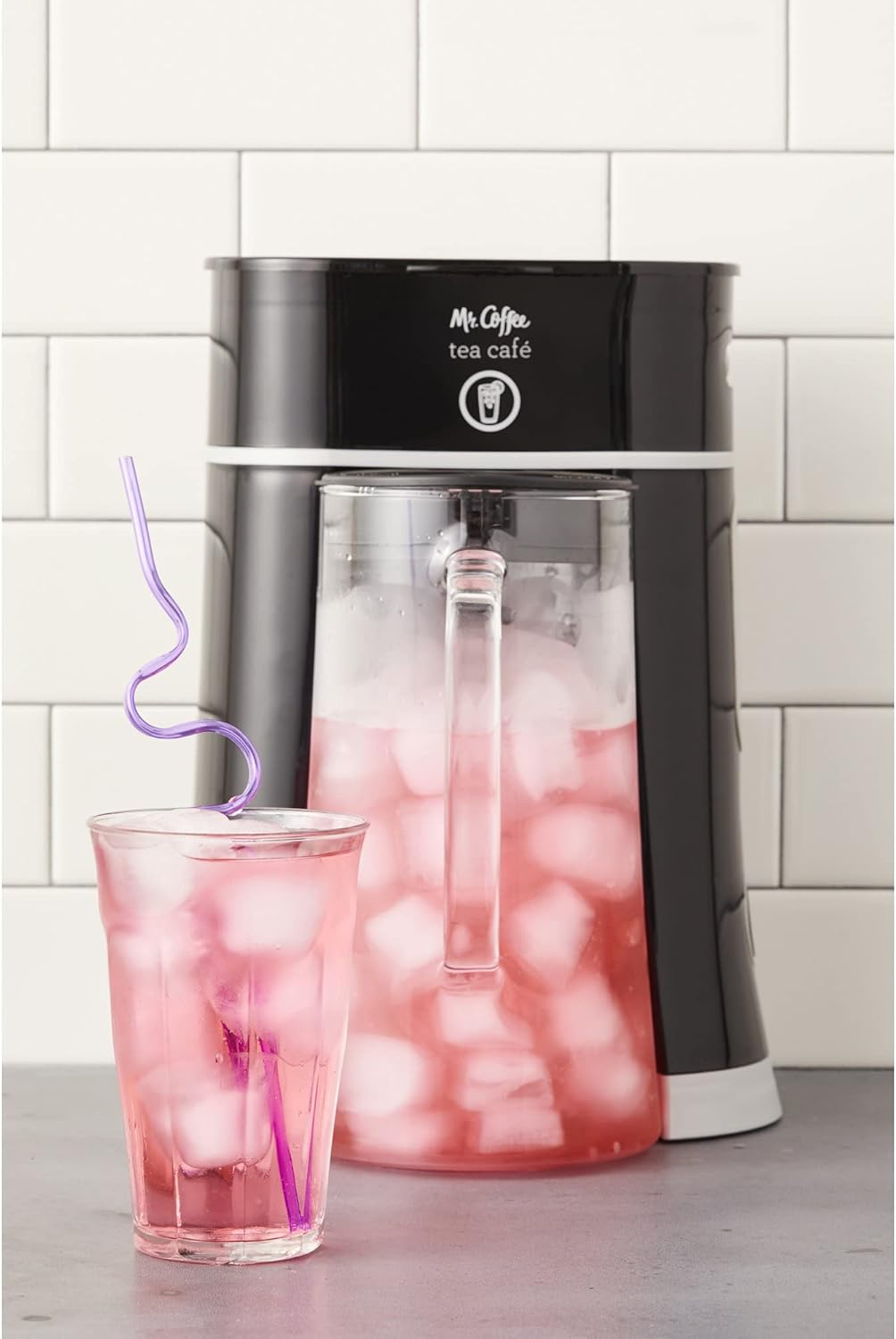 2-in-1 Iced Tea Brewing System with Glass Pitcher, 2.5 quarts U59454