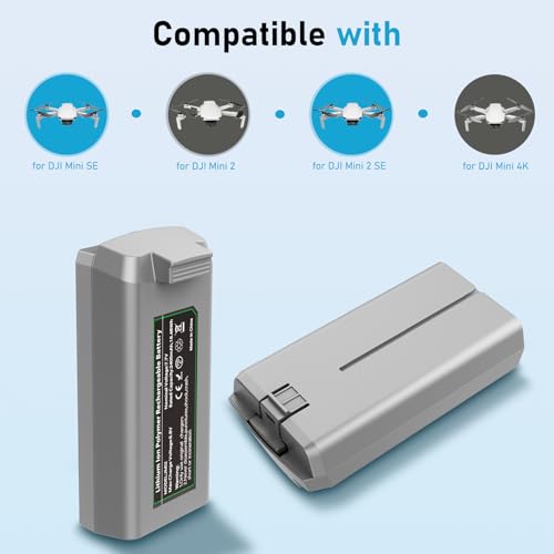 4K Battery and Charging Hub, Intelligent Flight Batteries 2 Pack, 2400mAh A515361