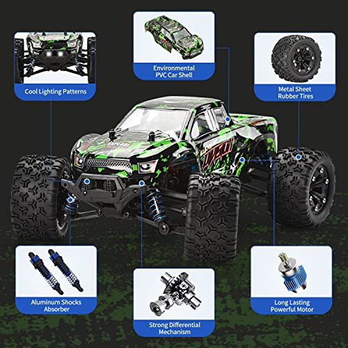 1:18 Scale All Terrain RC Car, 40KM/H 4WD Off Road Monster Truck with 2 Rechargeable Batteries B40578