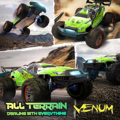 RC Car 1:8 Scale, 4WD Off-Road Monster Truck with Waterproof Design J331