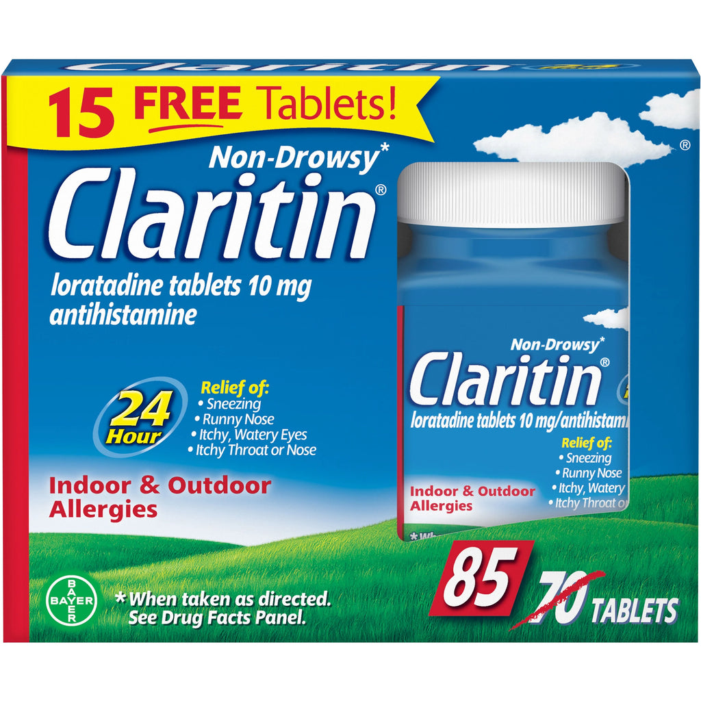 Allergy Relief Tablets, 10 mg, 85 Count W4296