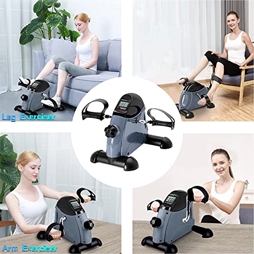 Under Desk Bike Pedal Exerciser with LCD Display A386994