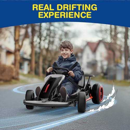 24V Electric Go Kart for Big Kids with 5-Point Safety Belt L11939