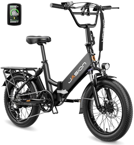 Folding Electric Bike for Adults, 1200W Peak Motor, 28MPH Max Speed, 48V 10AH Removable Battery, 20" Fat Tire M840673