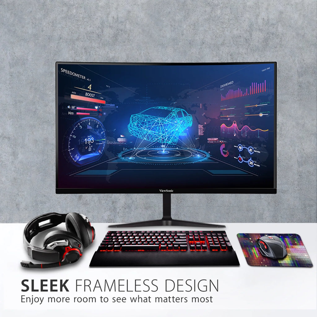 32 Inch Curved 1080p 165Hz Gaming Monitor with FreeSync and Eye Care K274