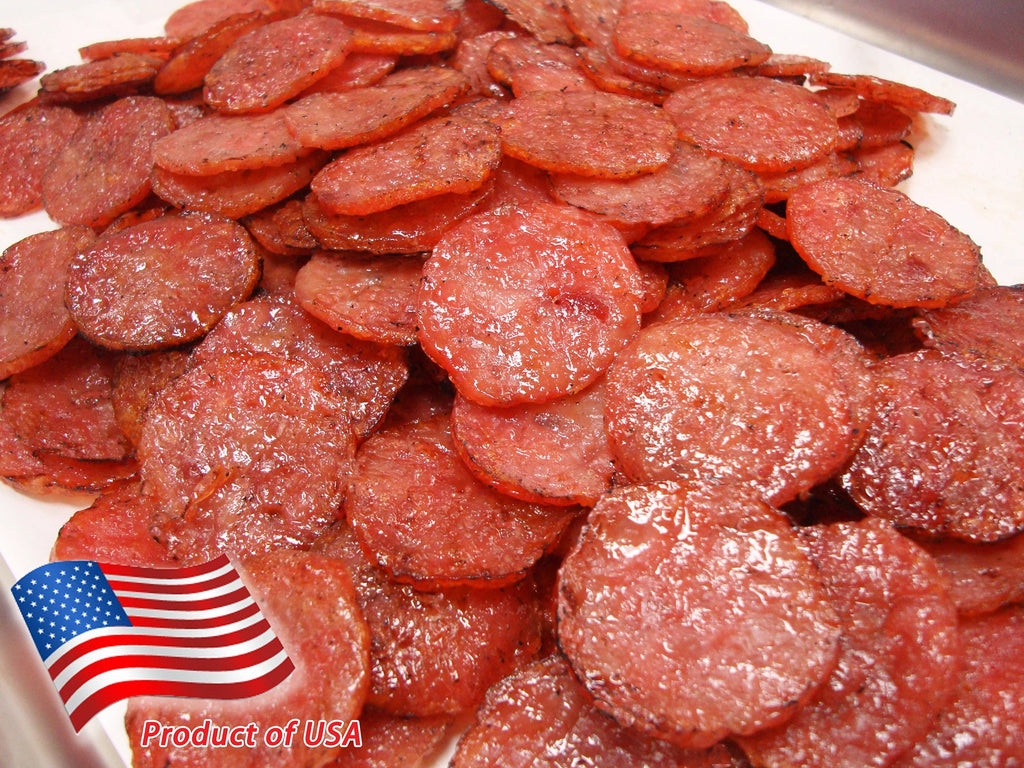 Singapore-Style Fire-Grilled Tender Pork Jerky (Original Flavor - Medallion Shaped 8 oz.) *Grilled Fresh to Your Order *Shipped the Same Day - L.A. Times "Handmade Gift" Winner