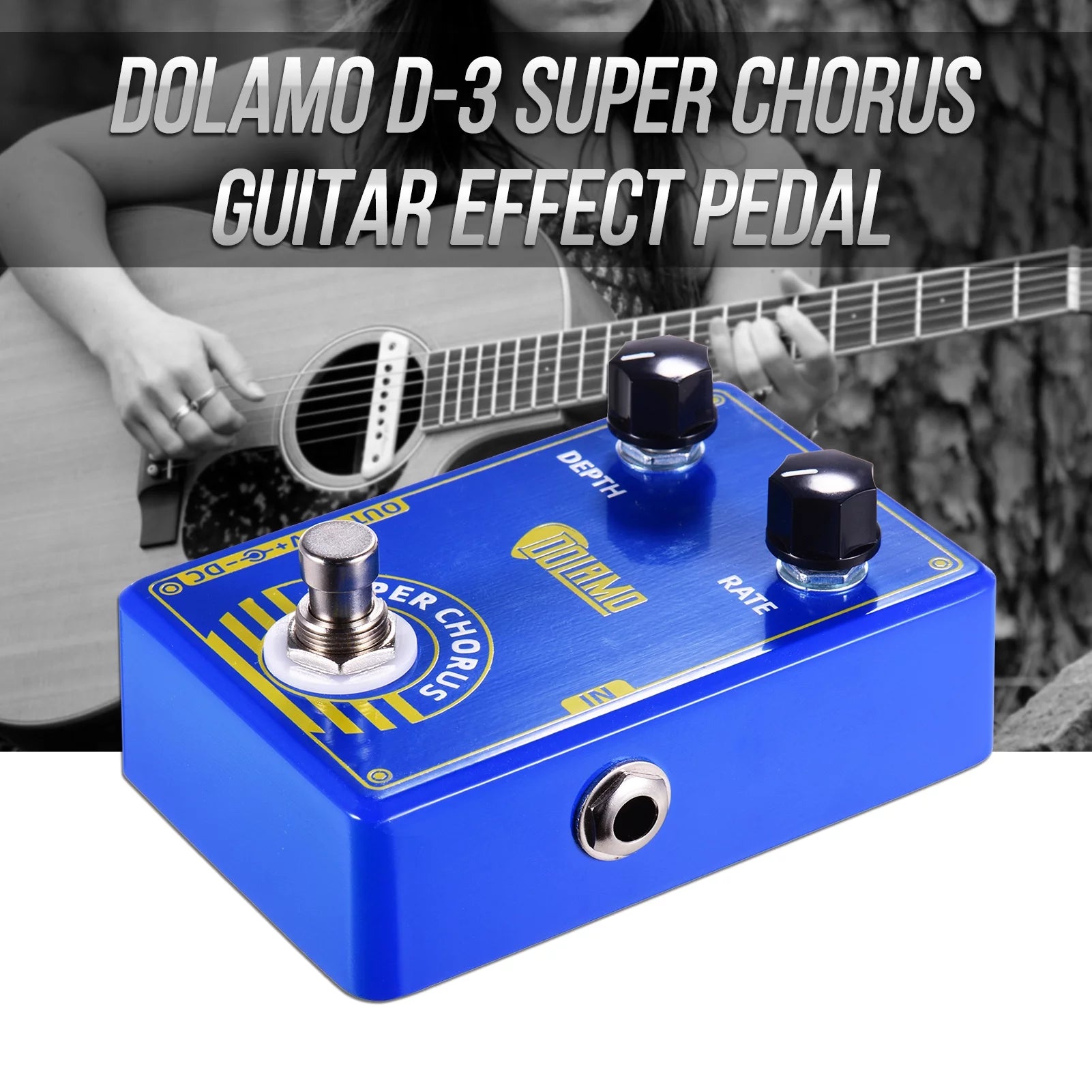 Chorus Pedal, True Bypass, Electric Guitar Z497
