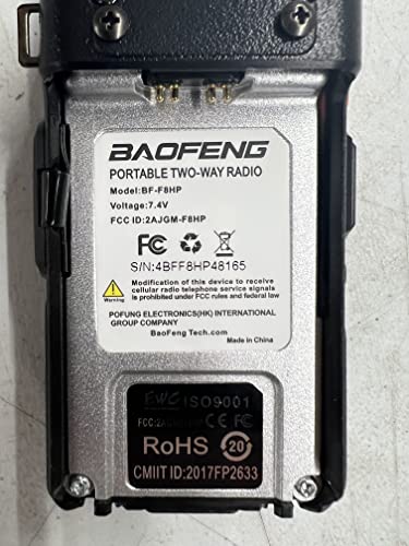 8-Watt Dual Band Two-Way Radio with Large Battery H18419