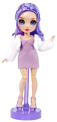 Purple 11" Fashion Doll and Playset with 2 Outfits and Accessories I60380