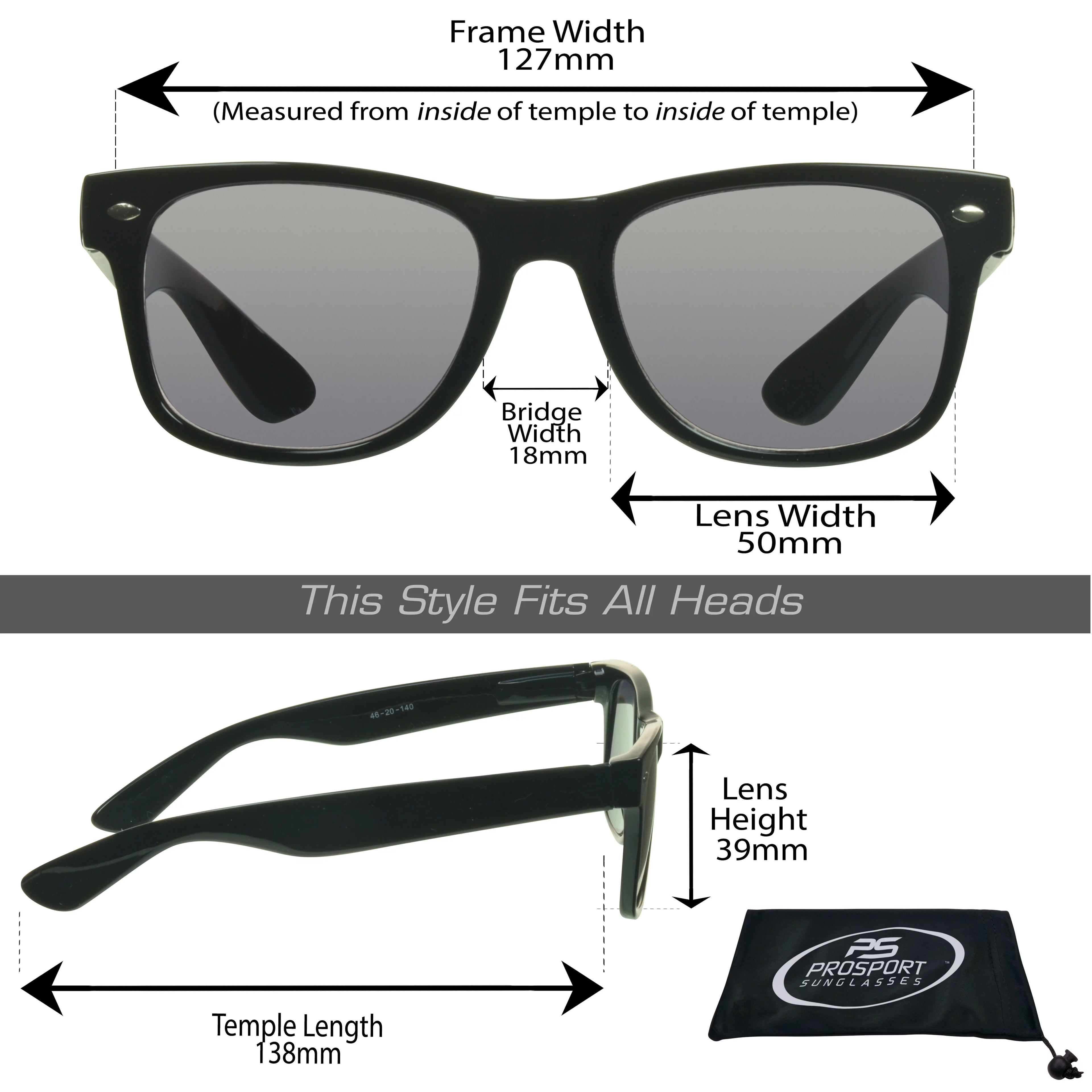 Reading Sunglasses for Men Women Black & Tortoise S49360