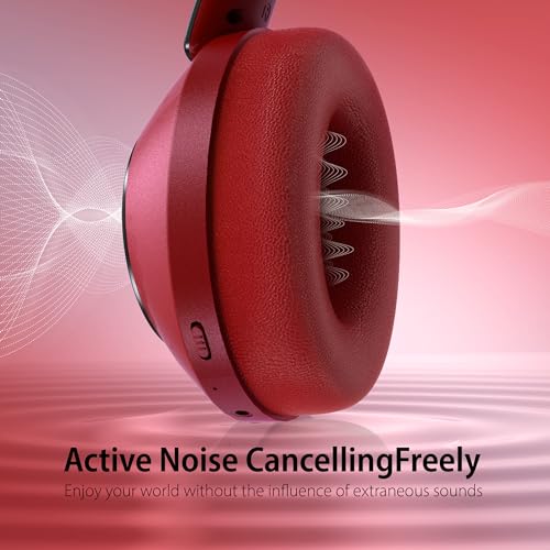 Wireless Over Ear Headphones with Active Noise Cancelling and Microphone Y560932