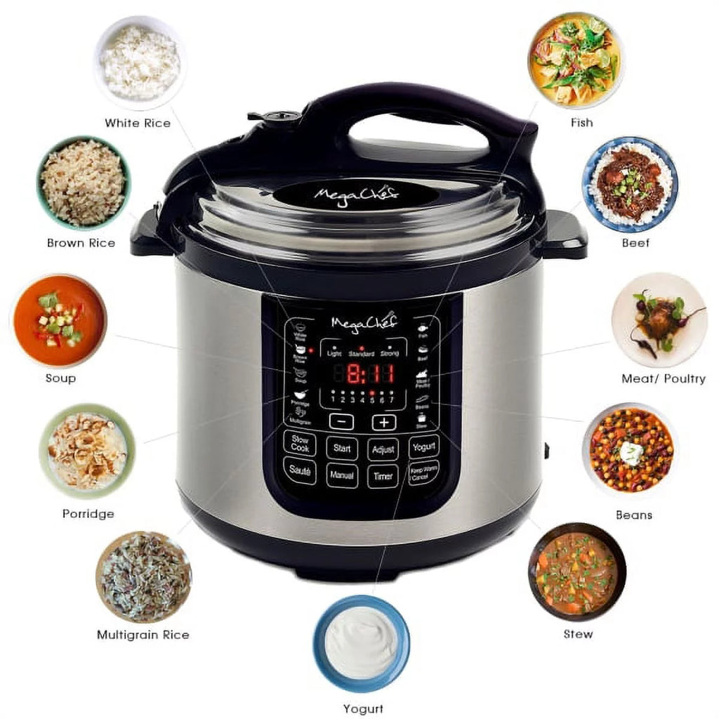 8-Quart Digital Pressure Cooker Y864