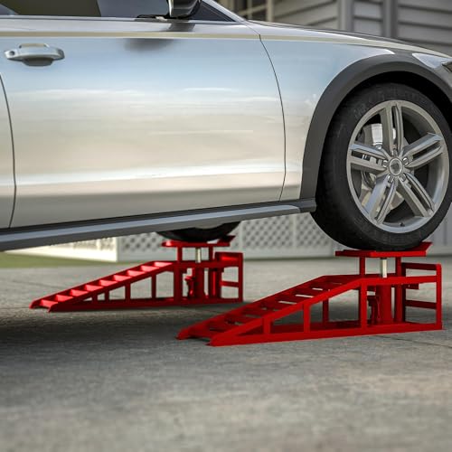 Hydraulic Car Ramps 5 Ton Low Profile Vehicle Lift C11276