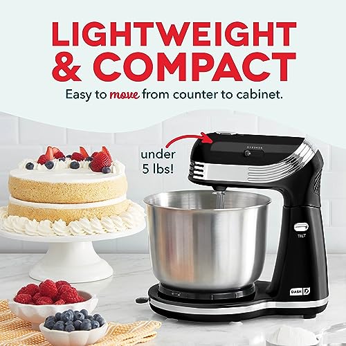 Stand Mixer with 3 Quart Stainless Steel Bowl, 6 Speeds H9467