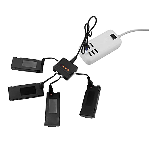 4PCS 1800mAh Li-po Battery with 4-in-1 Charger for RC Drone Quadcopter F76031