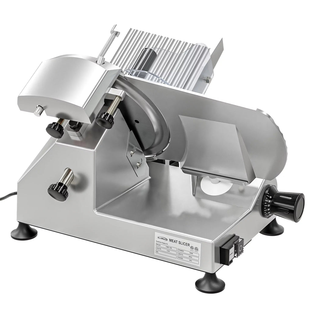 Commercial Deli Meat Slicer with 10" Carbon Steel Blade, Adjustable Thickness G34284