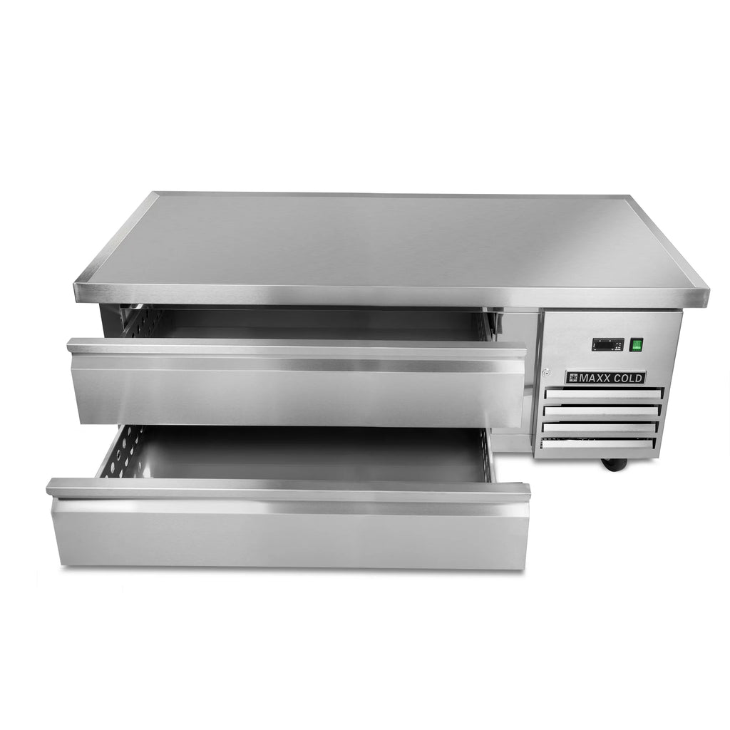 Two-Drawer Refrigerated Chef Base, 62"W, Stainless Steel W905