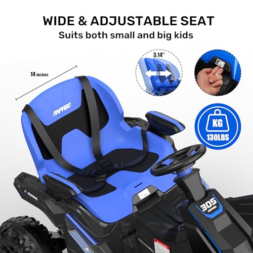 24V 4x4 Ride On Toy for Big Kids, 4x200W Motors, 5MPH, Parent Remote, Wide Adjustable Seat, Green L494349