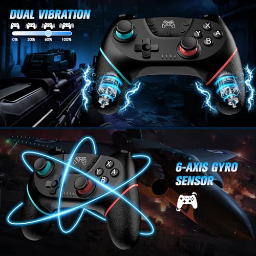 2 Pack Wireless Switch Controllers with Motion Sensor and Vibration R44921