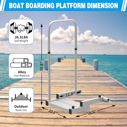 Boat Boarding Platform and Dock Extension Step Up & Down Fixed P430