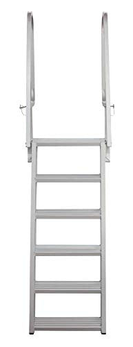 Deluxe Flip-Up Dock Ladder with Welded Step Assembly - 4-Step S78080