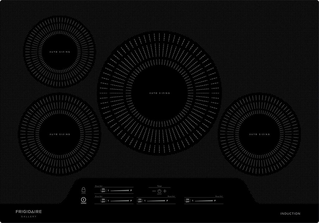 30 Inch Induction Cooktop with 4 Elements, Black E911246