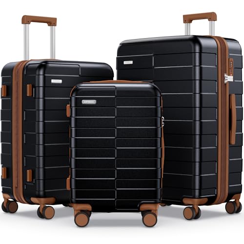 Luggage Set 3 Piece Hardside Expandable Lightweight with TSA Lock Spinner Wheels H69941