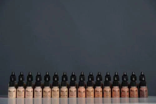 Airbrush Foundation 5 Assorted Light Satin Shades L547
