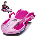 24V Electric Ride On Toy for Kids, Drift Cart with Side Handlebars, LED Lights & Music D29191