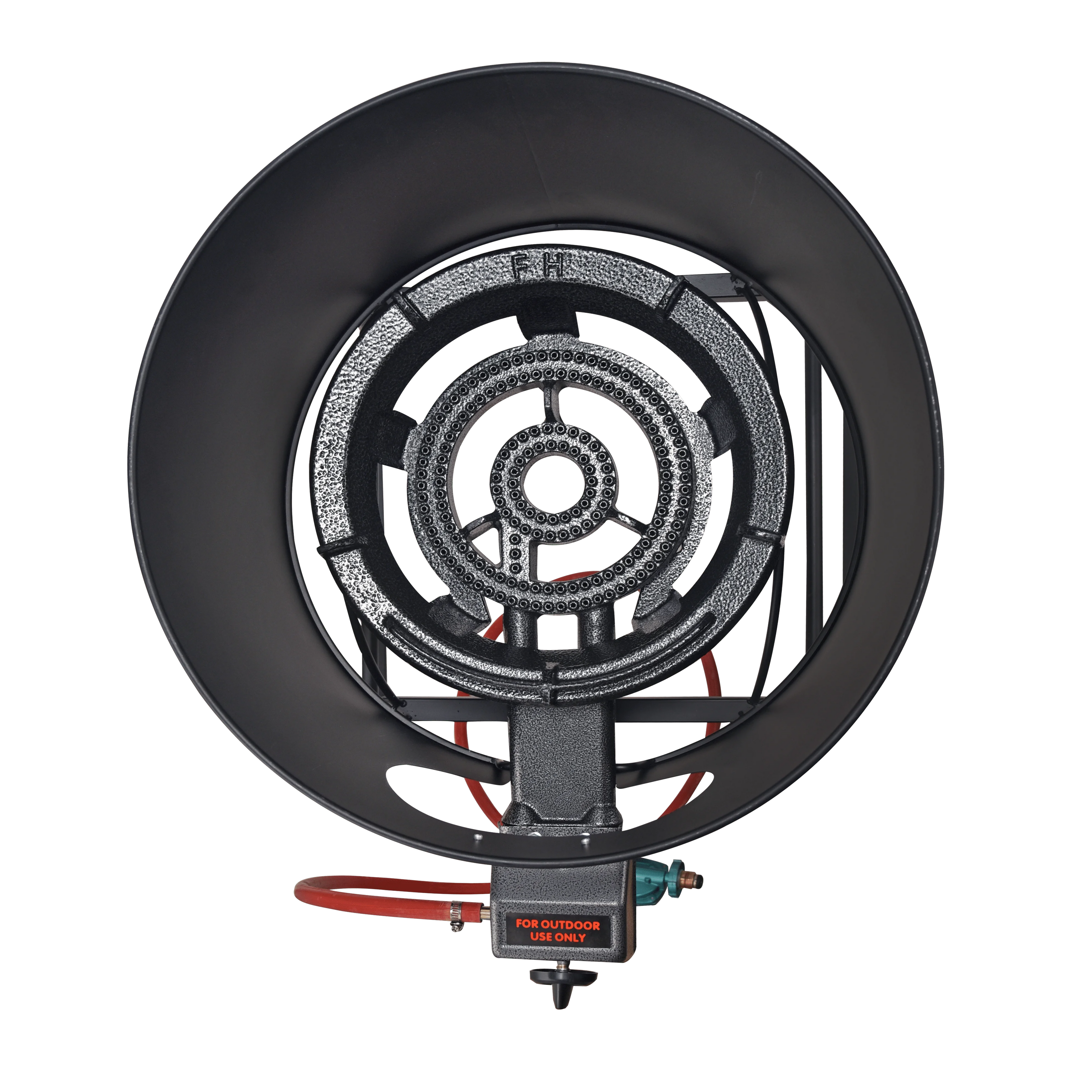 Heavy Duty Stainless Steel Concave Comal Set with Cast Iron Propane Burner Stove and Stand T6900