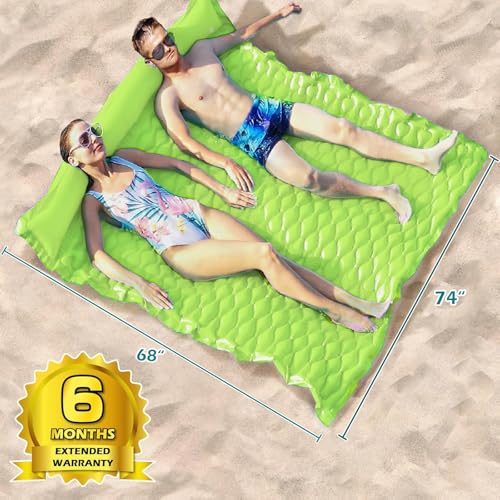 Giant Inflatable Floating Water Mat for Pool Lake Beach H3699